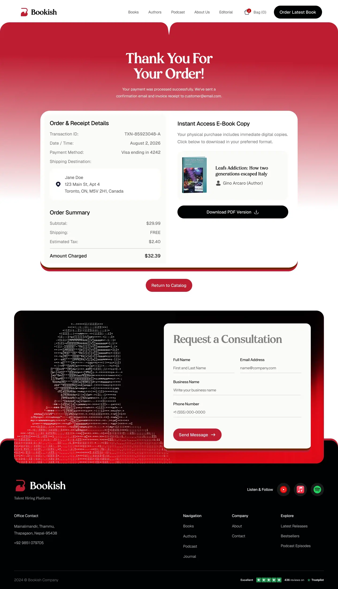 Gino's Book & Portfolio preview