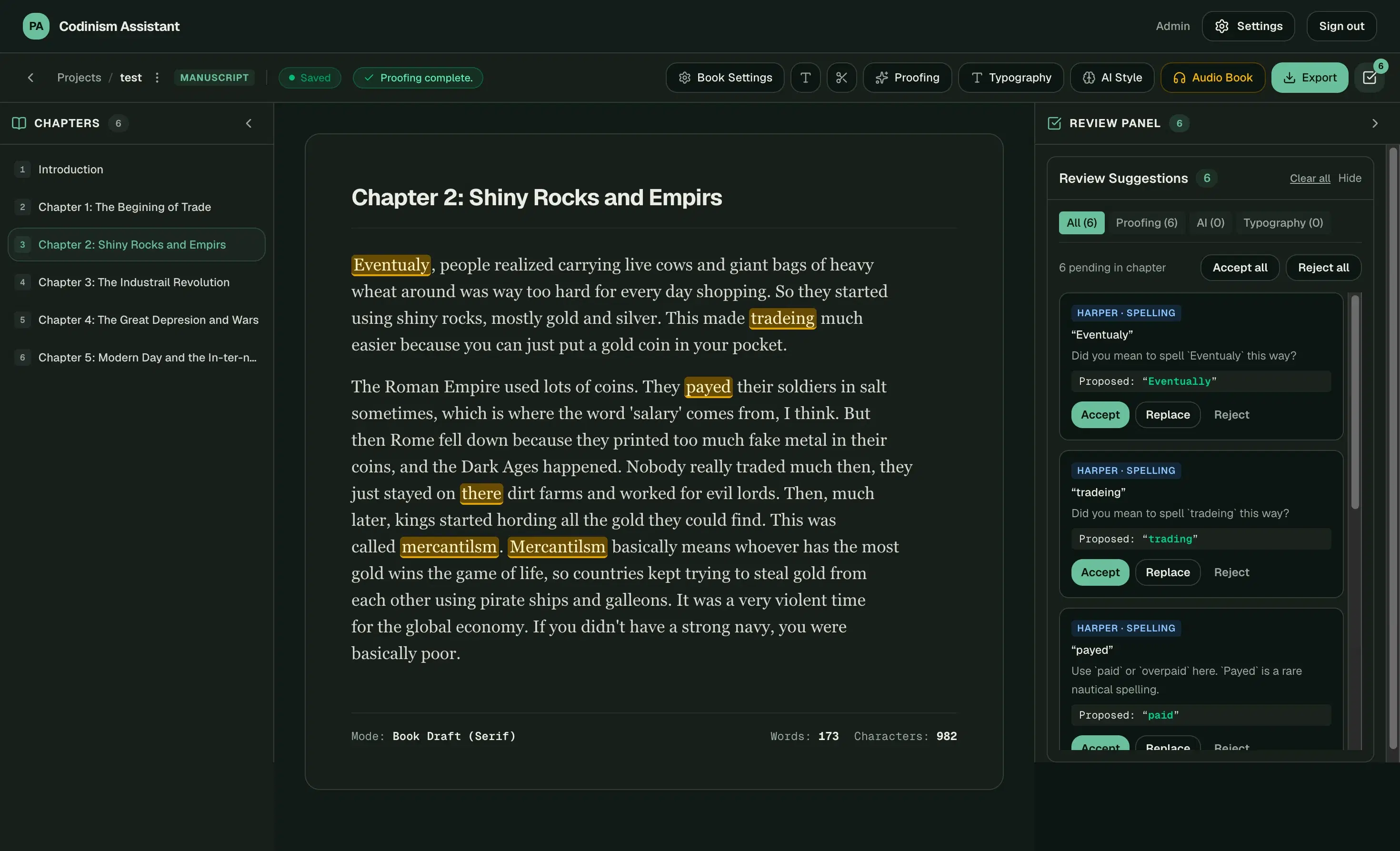 Publishing Assistant preview